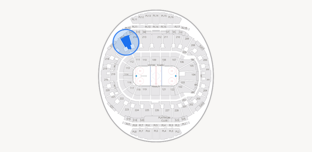 Scotiabank Saddledome Seating Chart