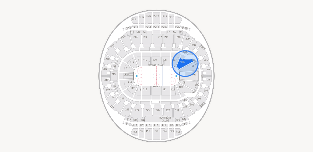Scotiabank Saddledome Seating Chart