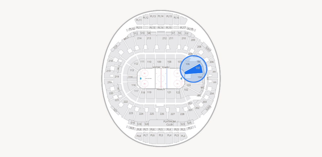 Scotiabank Saddledome Seating Chart