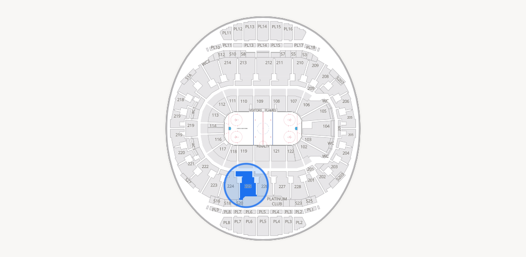 Scotiabank Saddledome Seating Chart