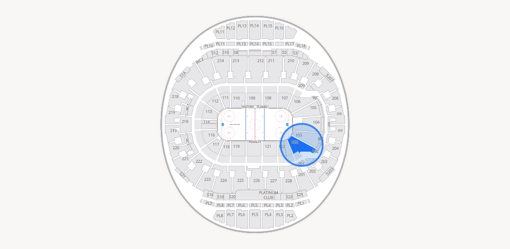 Scotiabank Saddledome Seating Chart