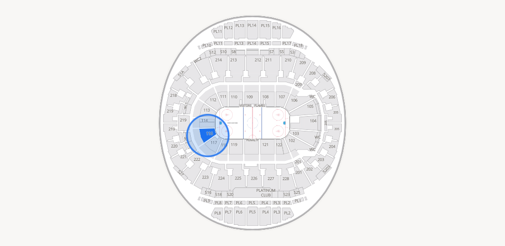 Scotiabank Saddledome Seating Chart
