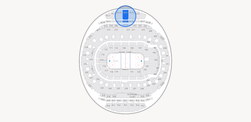 Scotiabank Saddledome Seating Chart