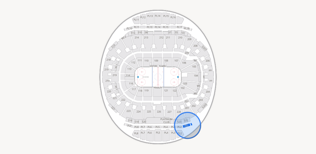 Scotiabank Saddledome Seating Chart