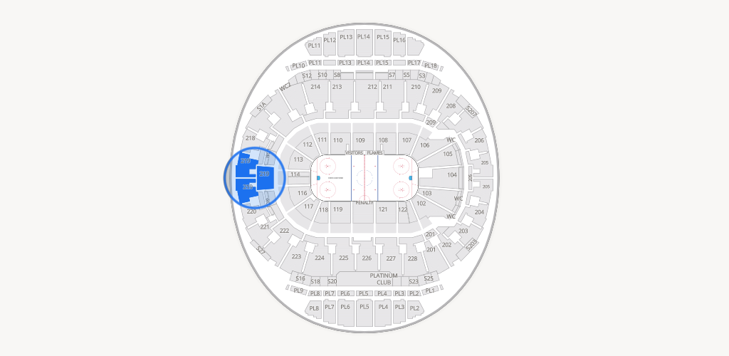 Scotiabank Saddledome Seating Chart