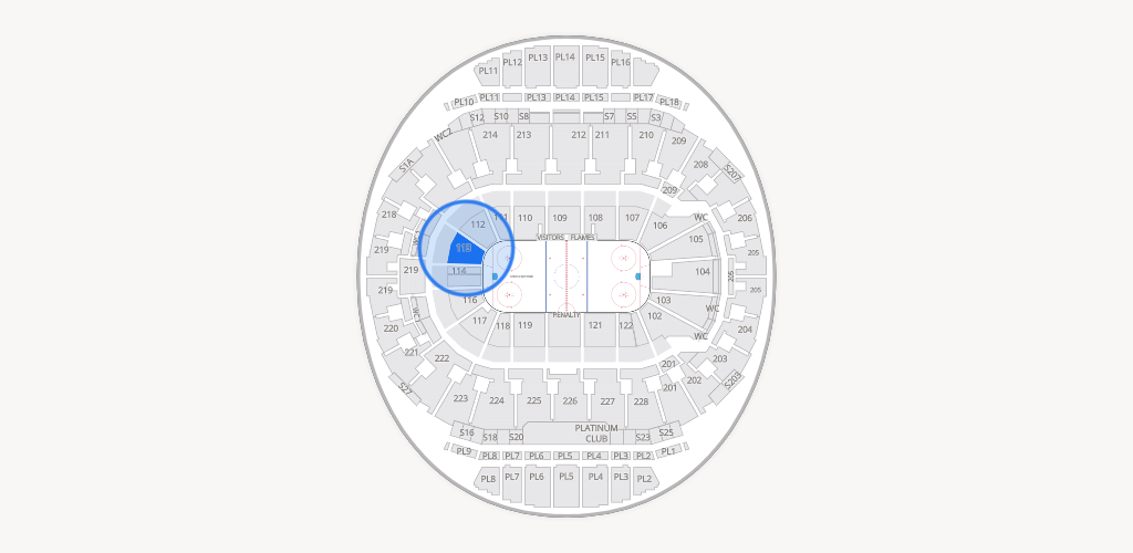 Scotiabank Saddledome Seating Chart