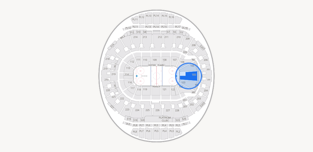 Scotiabank Saddledome Seating Chart