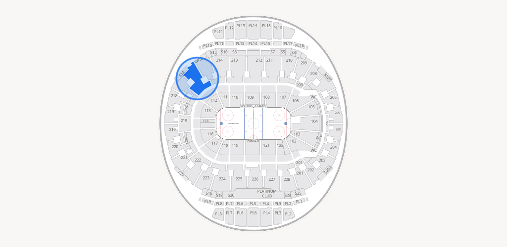 Scotiabank Saddledome Seating Chart