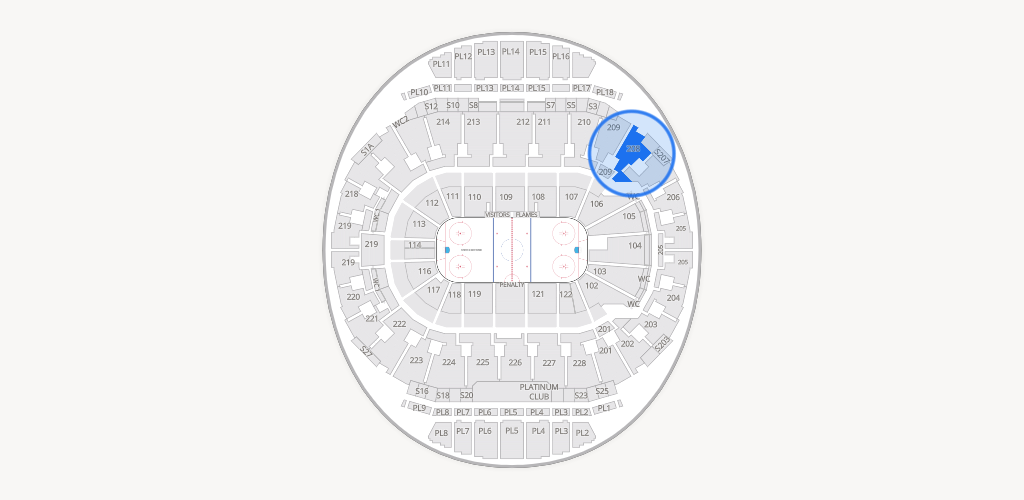 Scotiabank Saddledome Seating Chart