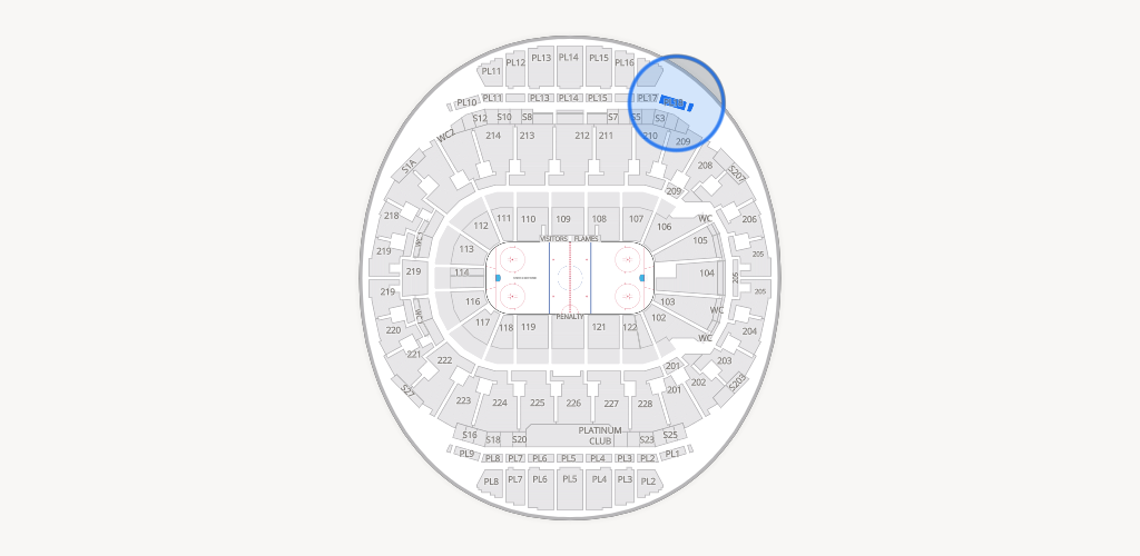 Scotiabank Saddledome Seating Chart