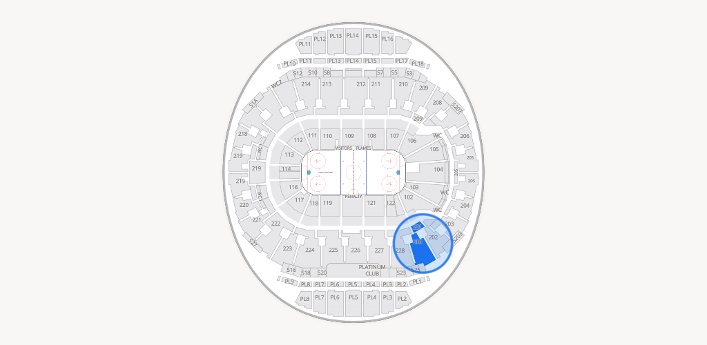 Scotiabank Saddledome Seating Chart