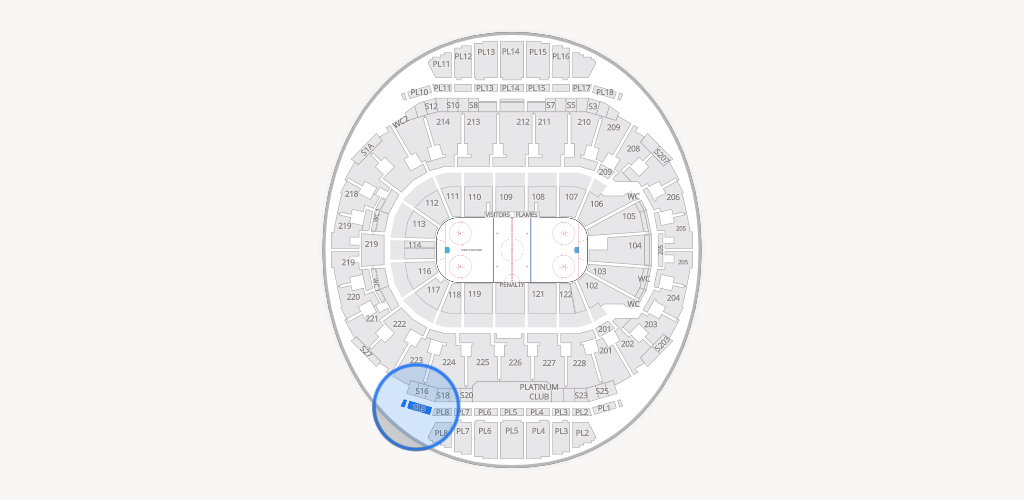 Scotiabank Saddledome Seating Chart