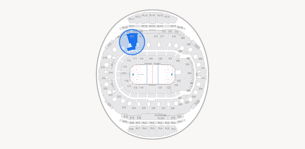 Scotiabank Saddledome Seating Chart