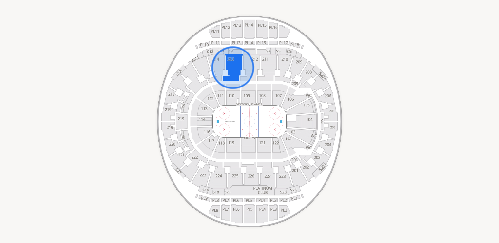 Scotiabank Saddledome Seating Chart