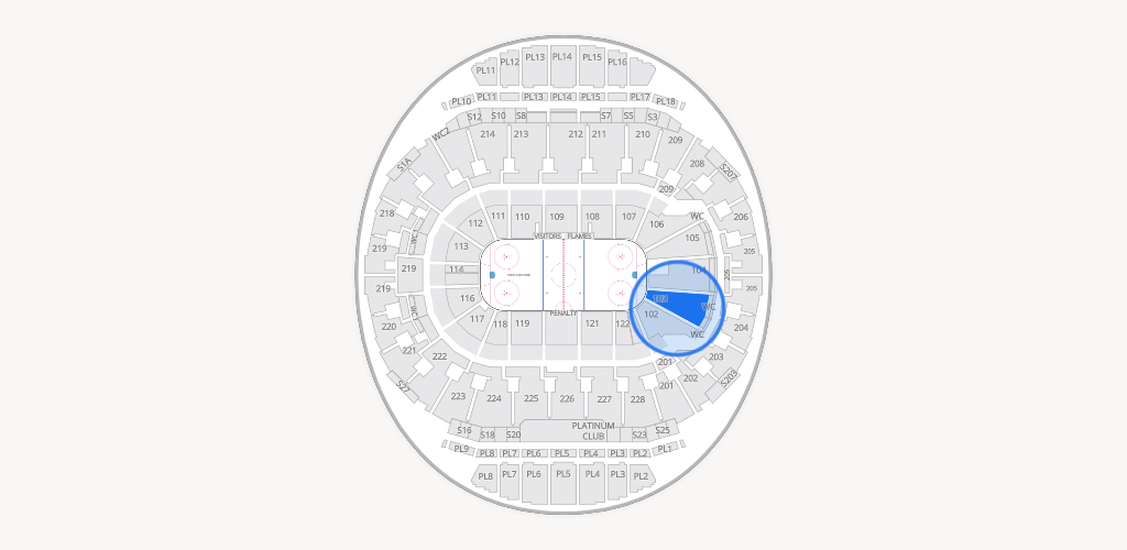 Scotiabank Saddledome Seating Chart