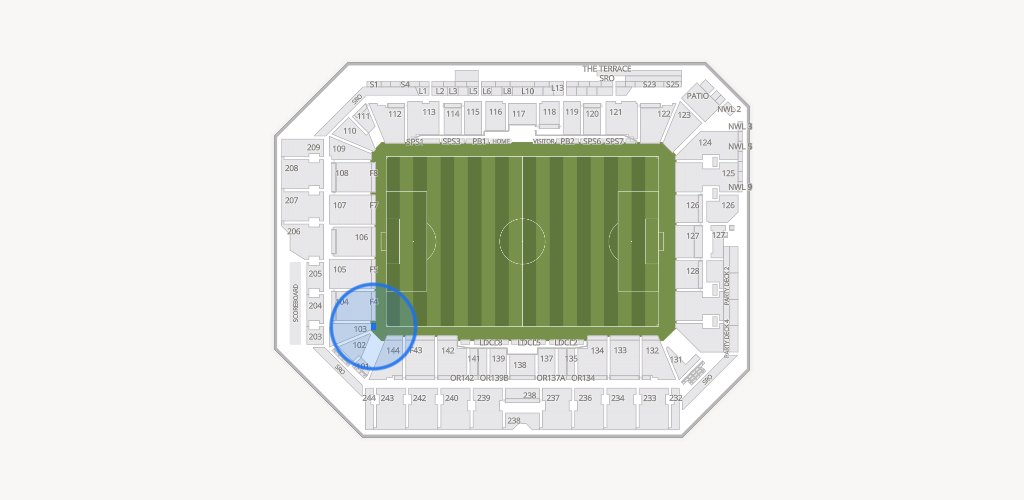 ScottsMiracle-Gro Field Seating Chart