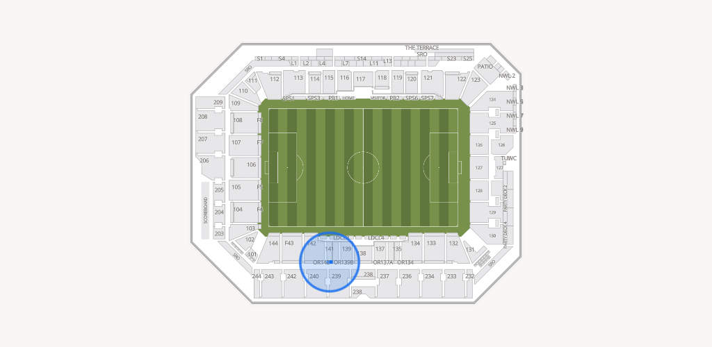 ScottsMiracle-Gro Field Seating Chart
