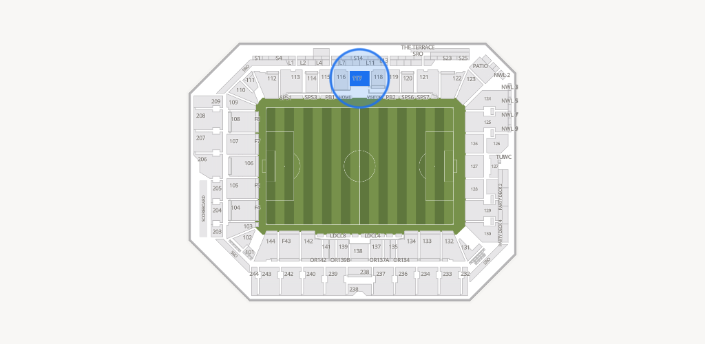 ScottsMiracle-Gro Field Seating Chart