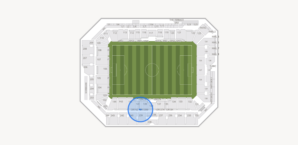 ScottsMiracle-Gro Field Seating Chart
