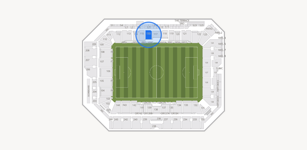 ScottsMiracle-Gro Field Seating Chart