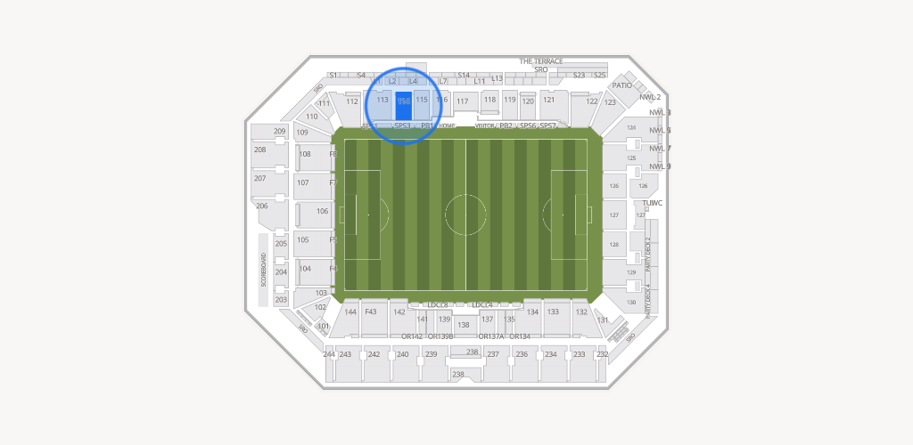 ScottsMiracle-Gro Field Seating Chart