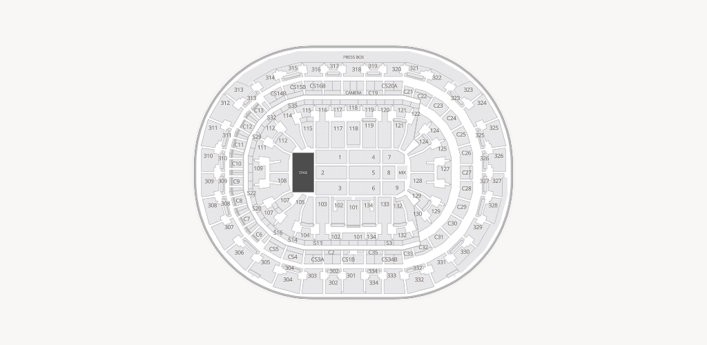 SeatGeek Arena Seating Chart