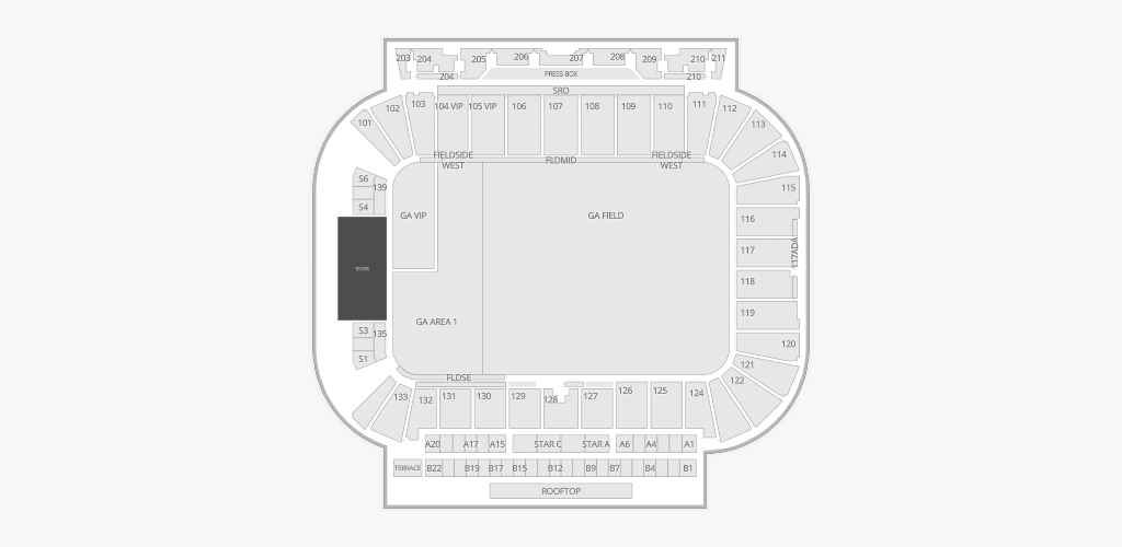 SeatGeek Stadium Seating Chart