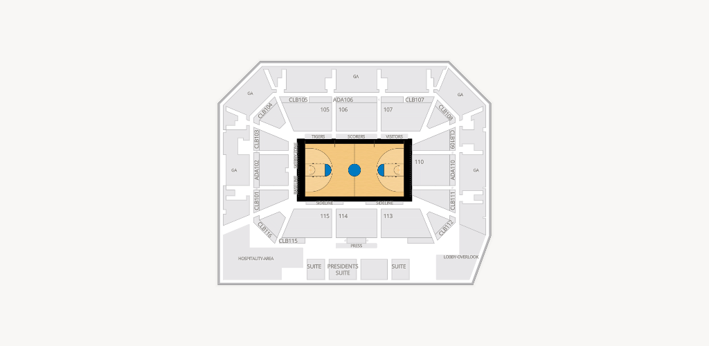 SECU Arena Seating Chart