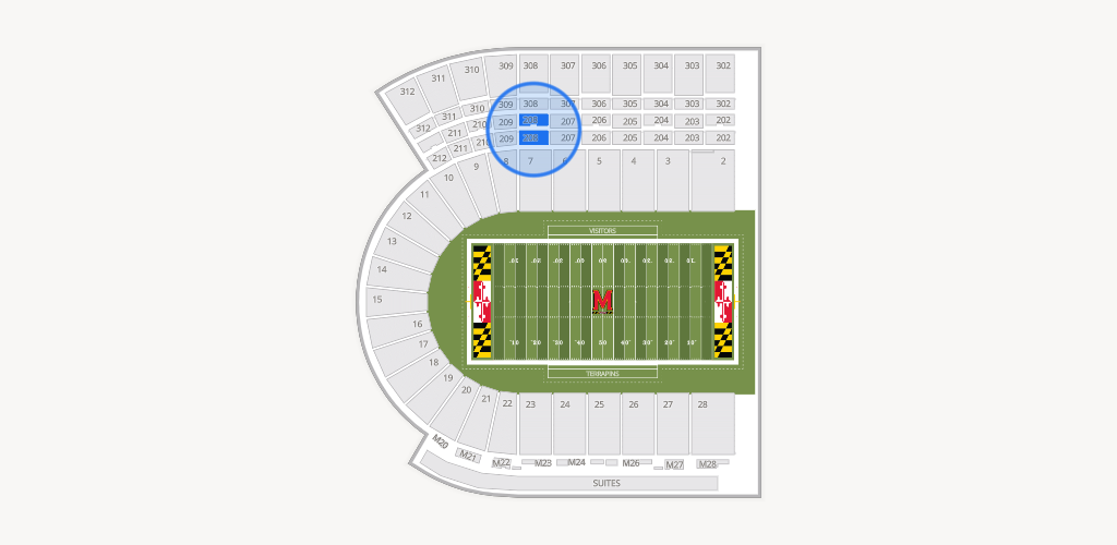 SECU Stadium Seating Chart