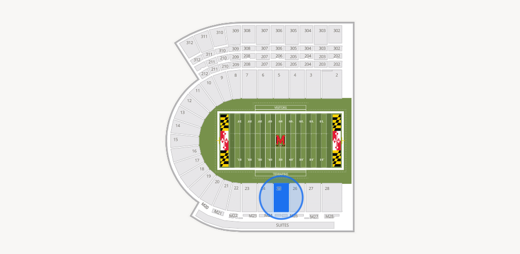 SECU Stadium Seating Chart