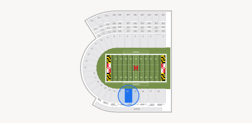 SECU Stadium Seating Chart