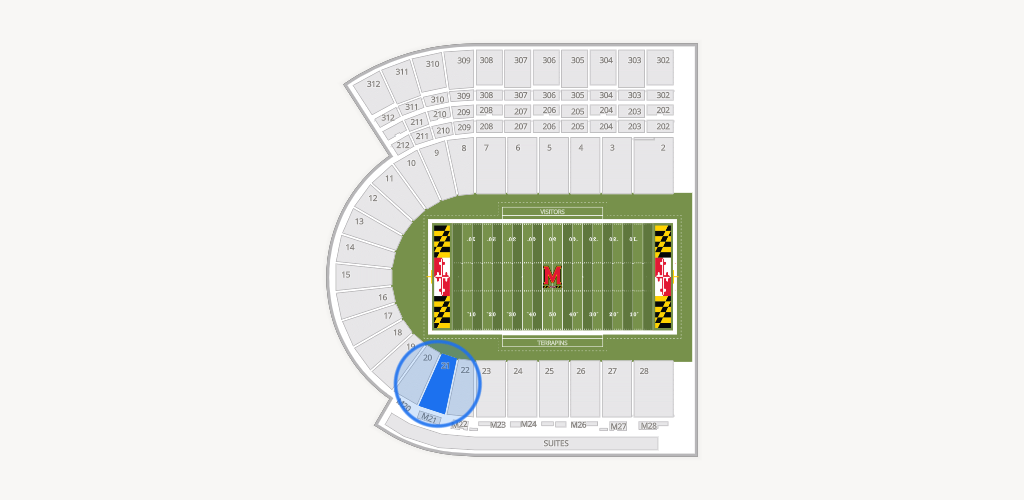 SECU Stadium Seating Chart