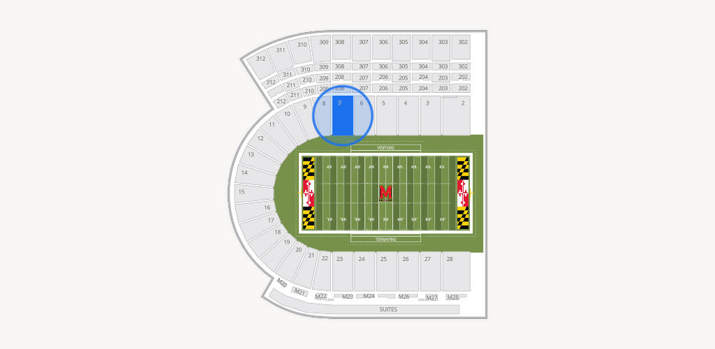 SECU Stadium Seating Chart