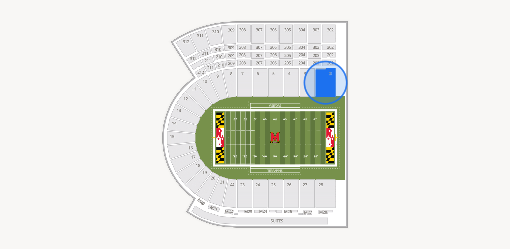 SECU Stadium Seating Chart