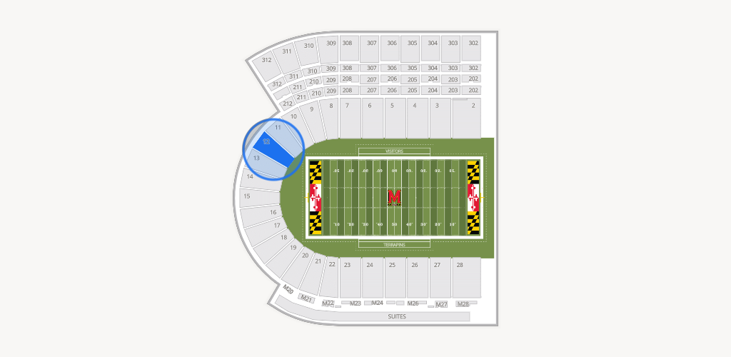 SECU Stadium Seating Chart