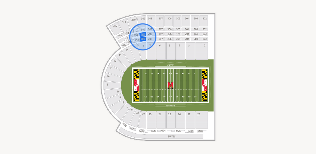 SECU Stadium Seating Chart