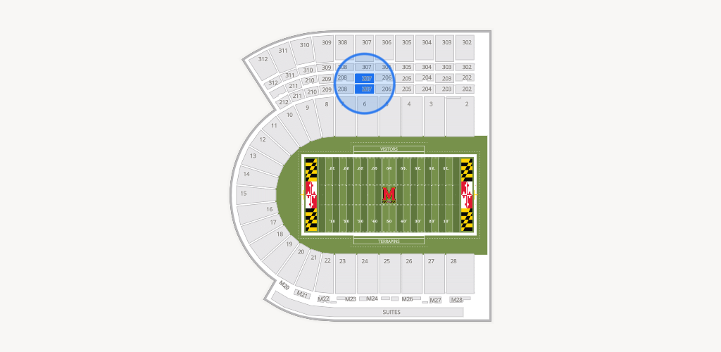 SECU Stadium Seating Chart
