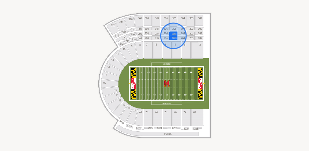 SECU Stadium Seating Chart