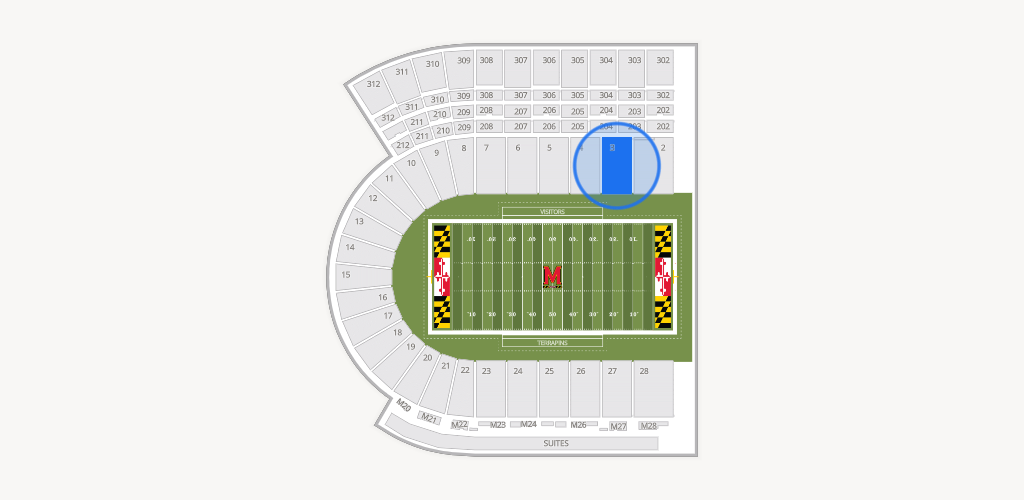 SECU Stadium Seating Chart