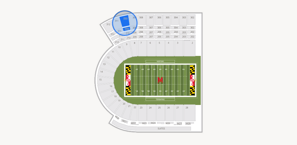 SECU Stadium Seating Chart