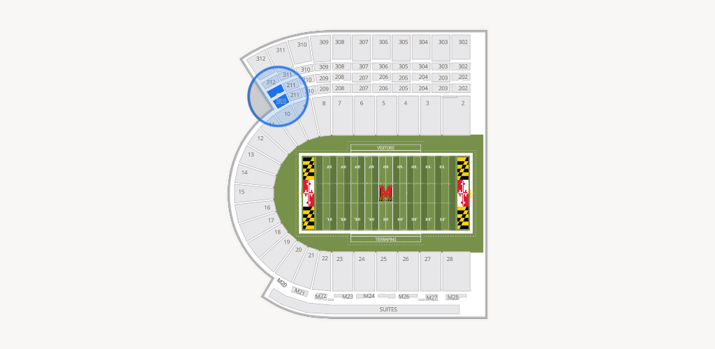 SECU Stadium Seating Chart