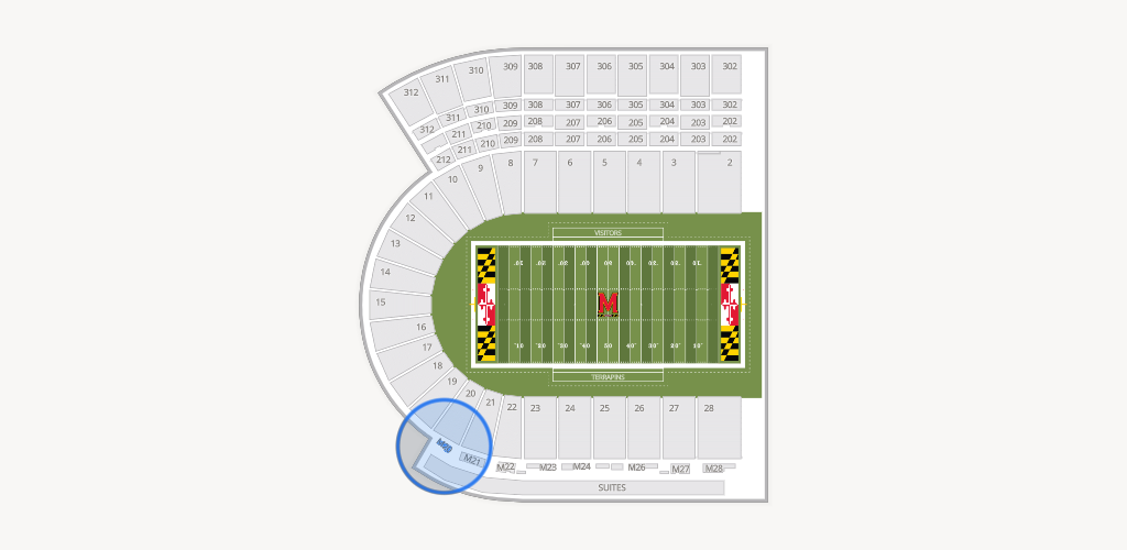 SECU Stadium Seating Chart