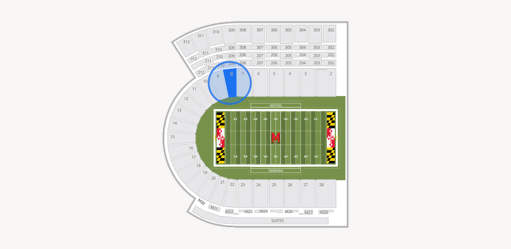 SECU Stadium Seating Chart