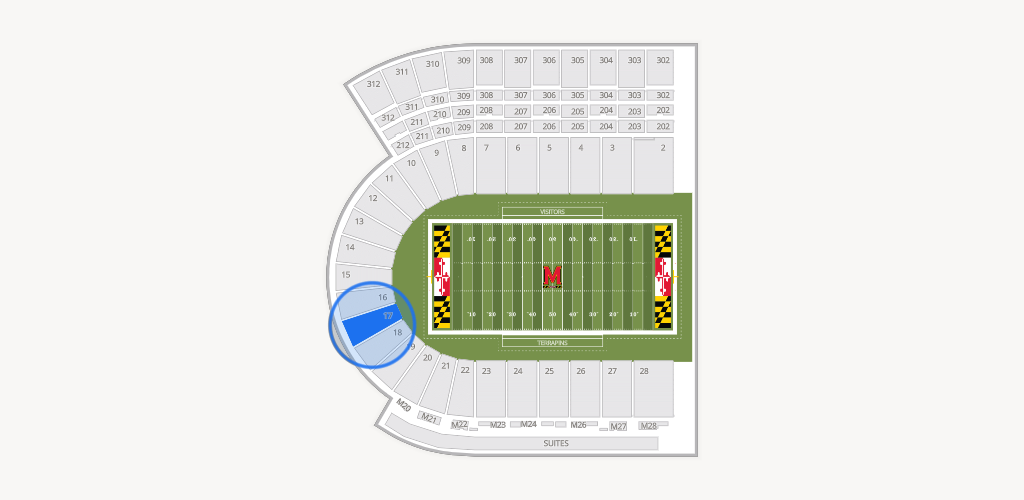 SECU Stadium Seating Chart