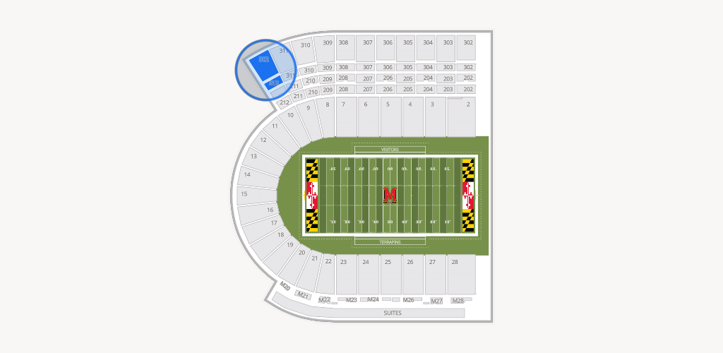 SECU Stadium Seating Chart