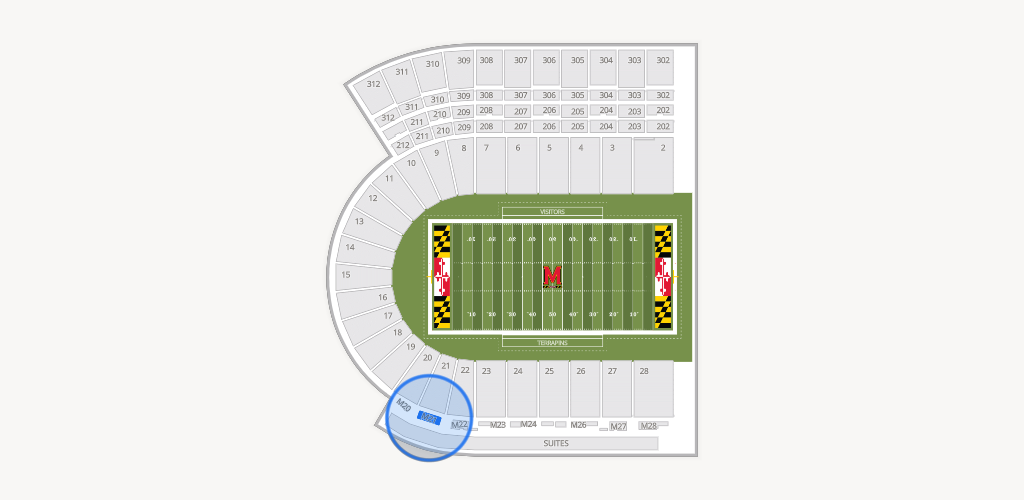 SECU Stadium Seating Chart