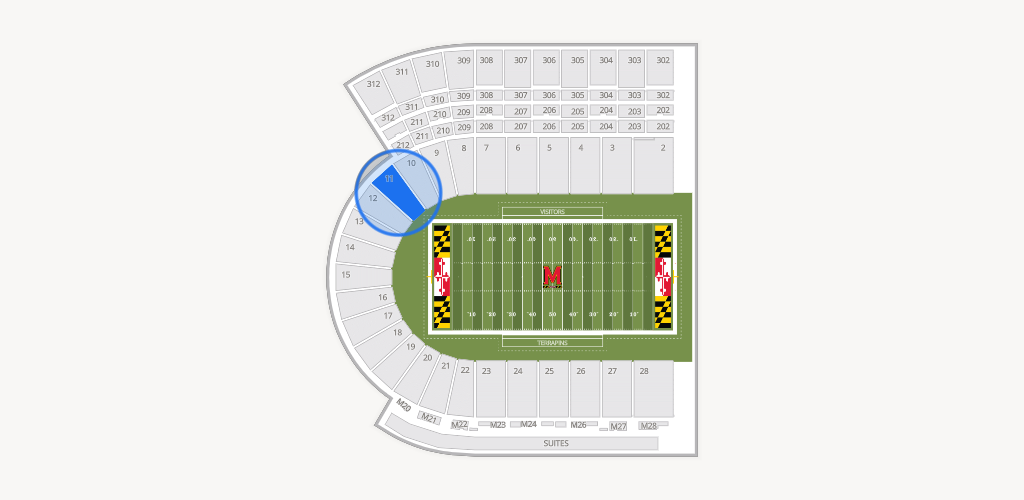 SECU Stadium Seating Chart
