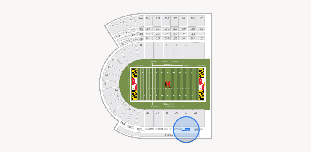 SECU Stadium Seating Chart