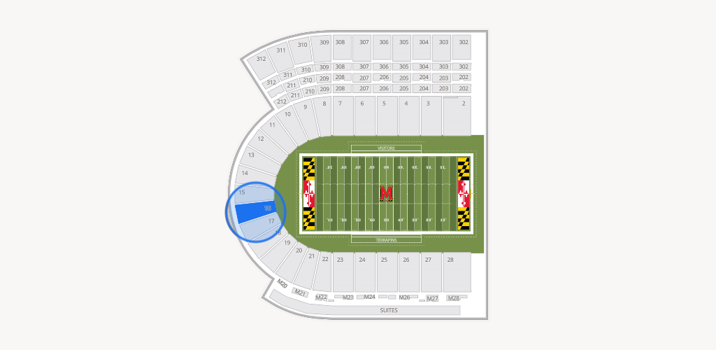 SECU Stadium Seating Chart