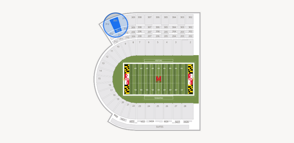 SECU Stadium Seating Chart